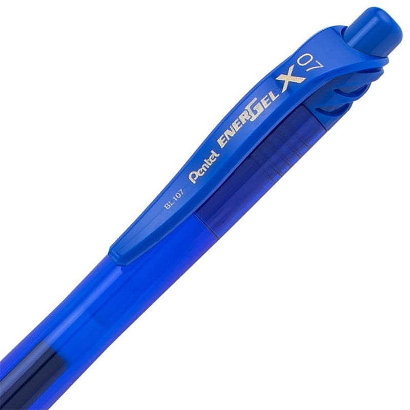 Pentel Energel X Retractable Liquid Gel Pen  0.7Mm  Ultra Performance  12 Pack - 6 Black Ink And 6 Blue Ink Pens - Image 5