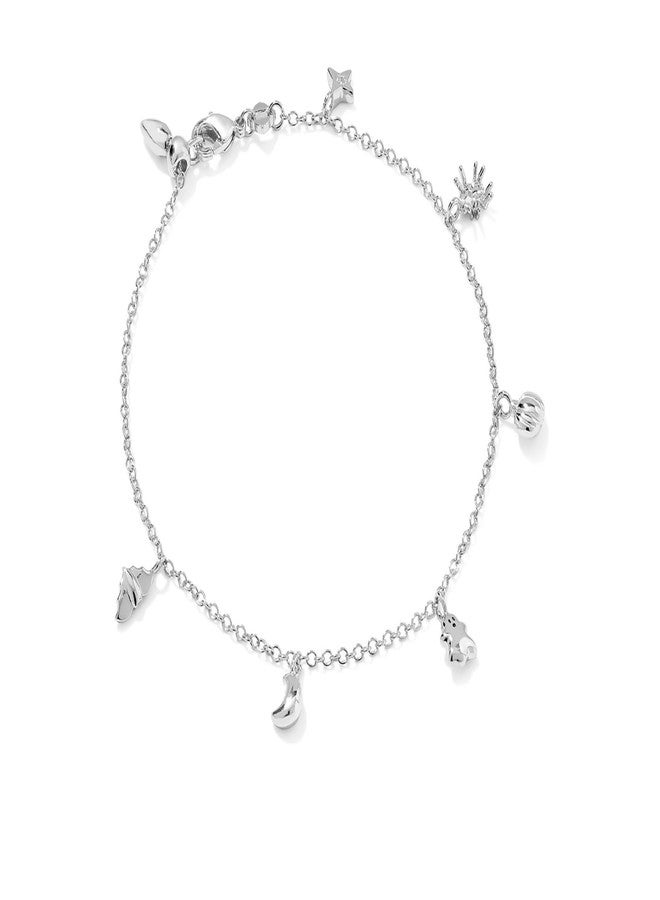 Kendra Scott Womens Halloween Delicate Chain Bracelet Silver Multi Mix One Size - Image 2