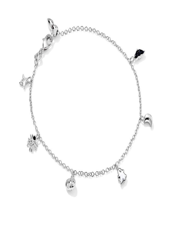 Kendra Scott Womens Halloween Delicate Chain Bracelet Silver Multi Mix One Size - Image 1