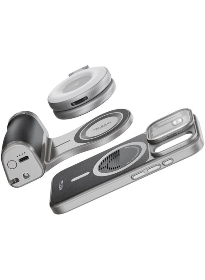تيليسن TELESIN P5-MCS-24-TIP Master Grip for iPhone 17 Pro (Creator Combo) - Image 5