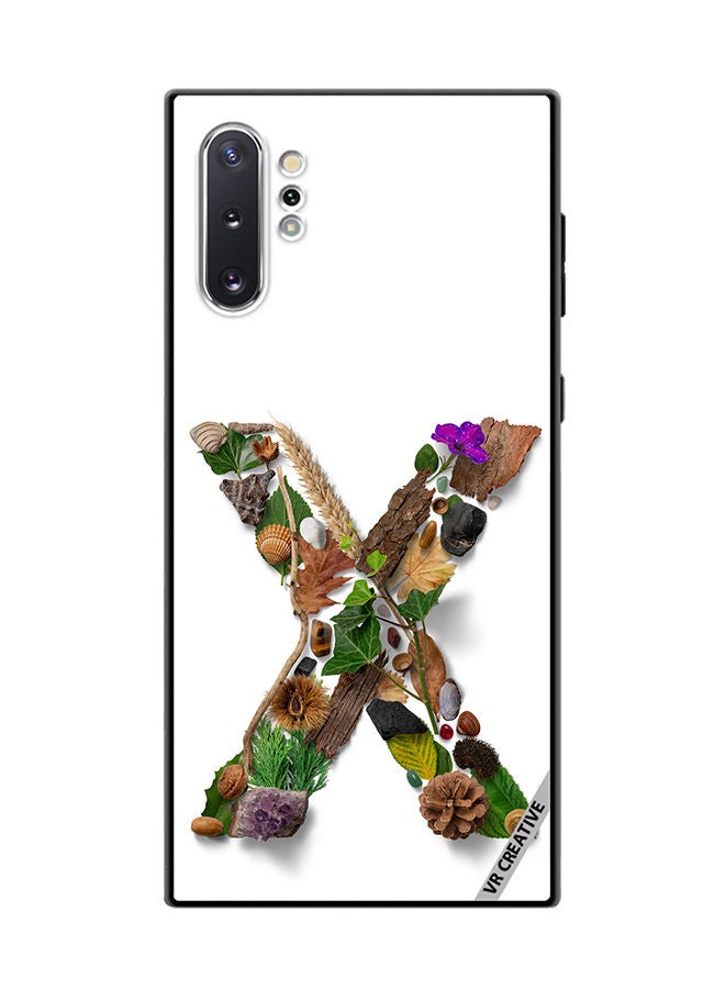 VR CREATIVE Protective Case Cover For Samsung Galaxy Note10 Plus 5G Alphabet X Design Multicolour - Image 1