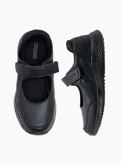 Kappa Girls' Textured School Shoes with Hook and Loop Closure
