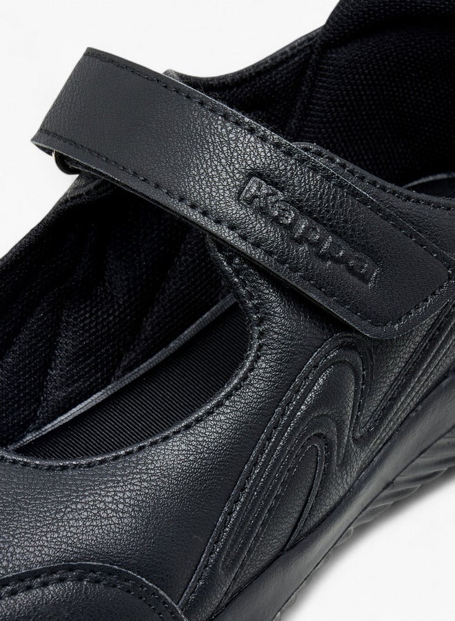 Kappa Girls' Textured School Shoes with Hook and Loop Closure  - Image 4