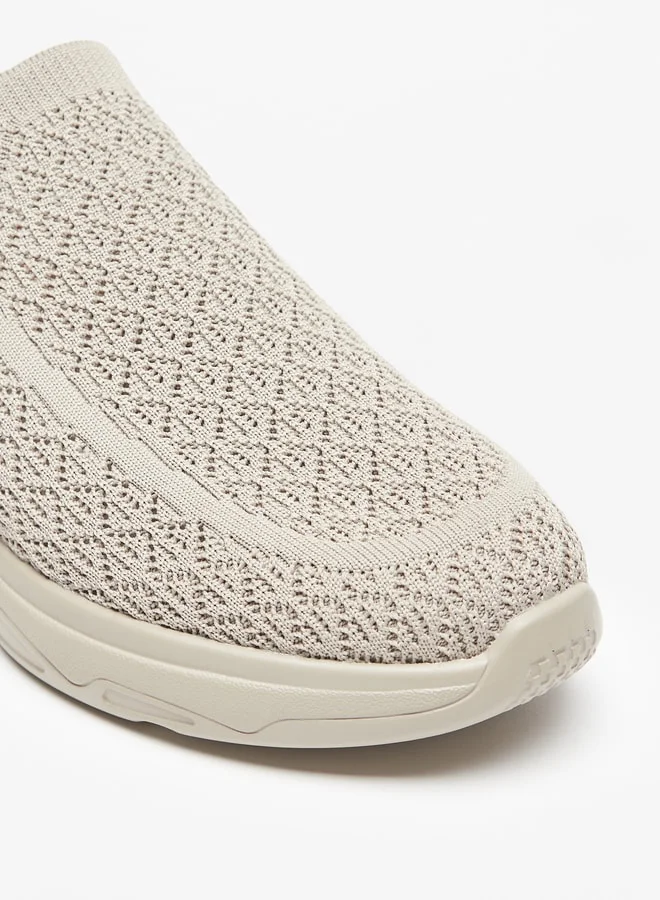 لو كونفورت Women Textured Slip-On Chunky Loafers