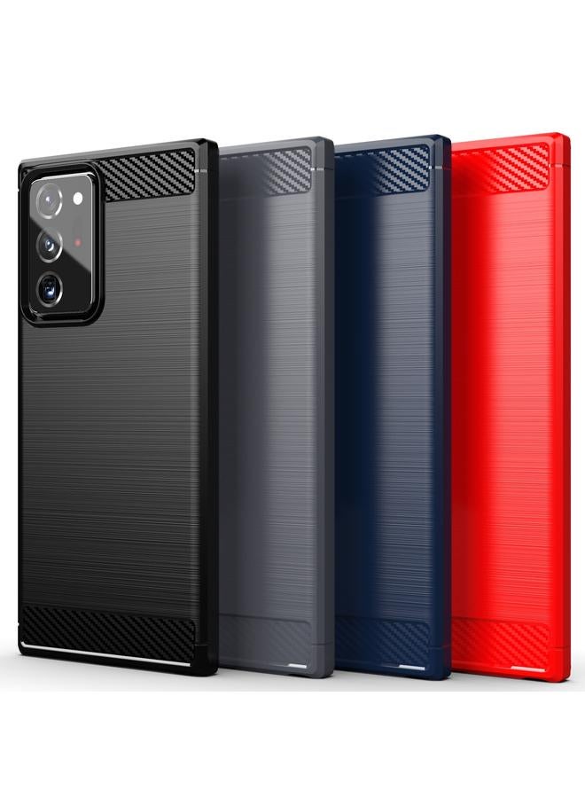 اس-توب جراب لهاتف Samsung Galaxy Note20 Ultra مصنوع من ألياف الكربون المصقولة TPU - Image 2