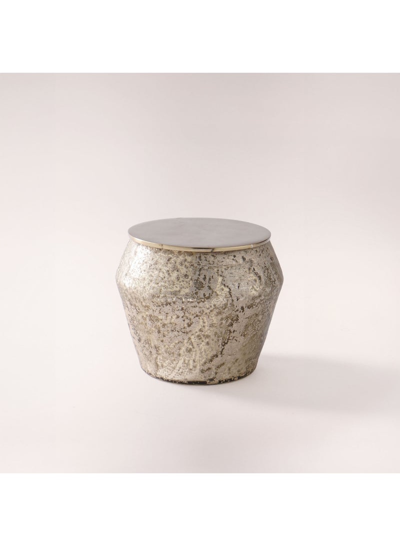 JAR CANDLE GOLD DIA 12.7X HT:11.4 CM  - Image 1