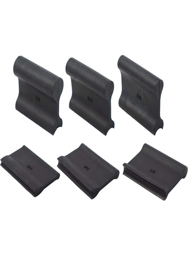 فولتون مجموعة أدوات صنفرة فولتون ثنائية الأطراف، مكونة من 6 قطع، 12 شكلًا، لصنفرة الأشكال المقعرة والمحدبة. وسادات قبضة كبيرة الحجم مع أشكال. تُستخدم في قوالب التاج، القوالب، الإطارات، أو للاستخدام العام في أعمال النجارة. - Image 1