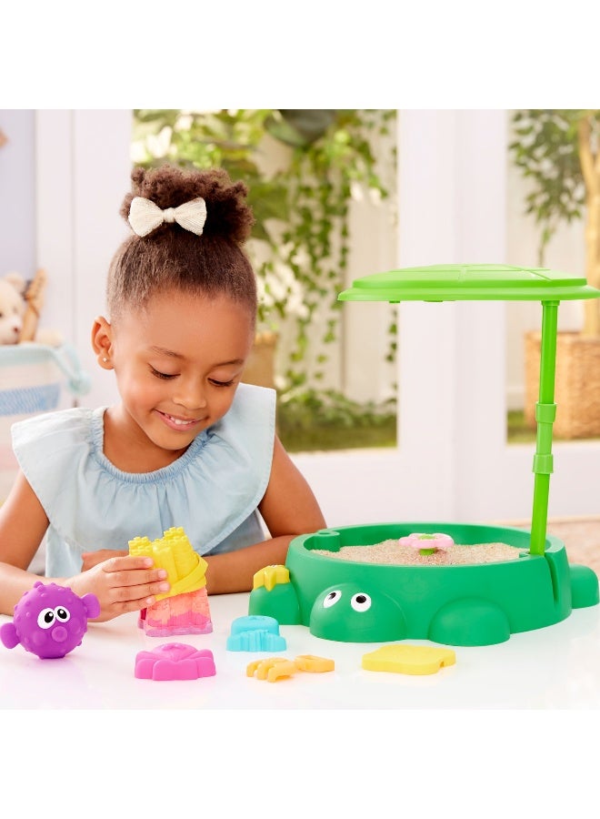 little tikes صندوق الرمل وحوض السباحة 2 في 1 من ليتل تايكس ليلي تايكس على شكل سلحفاة - Image 2