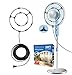 POCKET PANDA POCKET PANDA Misting Fan Outdoor 35FT, Fan Mister Kit for Patio, Outdoor Fan Mister for Cooling, Misting Fans for  - Image 2