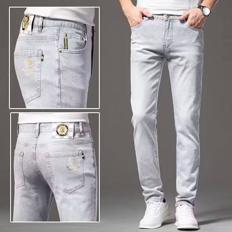 Unisex Classic Denim Jeans Loose Fit Daily Outdoor Wear - Image 3