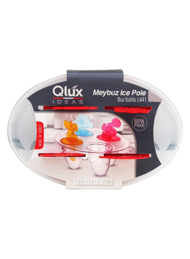 QLUX IDEAS قوالب مثلجات Q-Lux Icy-Pole – صانع بار الثلج والحلويات للأطفال، أساسي في المطبخ - Image 3