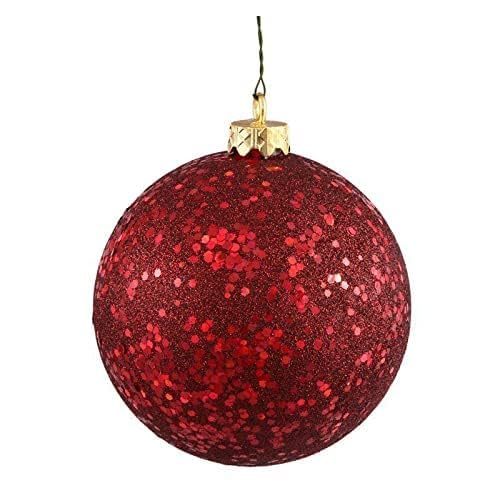 Sai Tradelink 12 RED 12GOLD5CM Glittering Baubles Balls Christmas Tree Ornament Xmas Party Hanging Decoration Christmas Decoration n Christmas Tree Decoration Hanging Ornaments Size 5 CM1 - Image 3