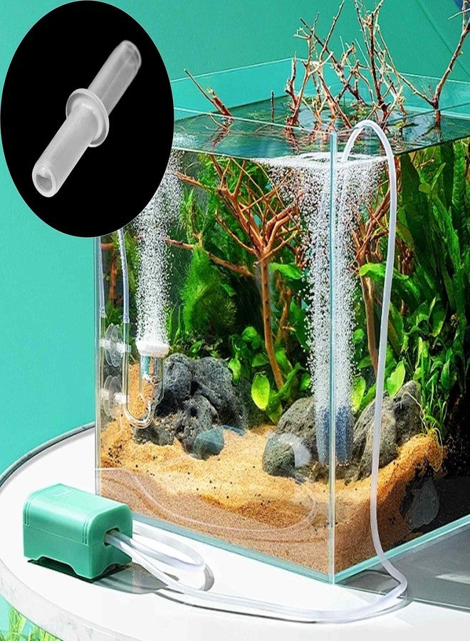 bskkw 100PCS Aquarium Air Line Connectors, Plastic Valve Fittings, Inline Straight Joints for Fish Tank Pump Tubing - Image 5