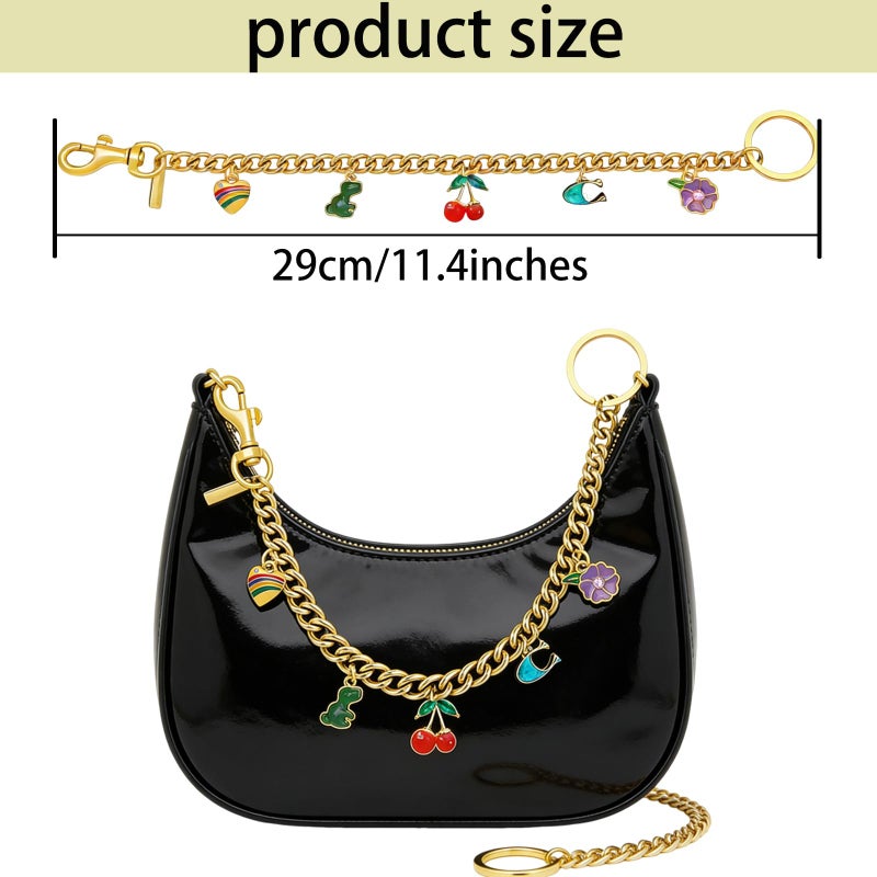 LSBDJDL cherry wallet chain Keychains purse extender chain for cute purse charms - Image 2