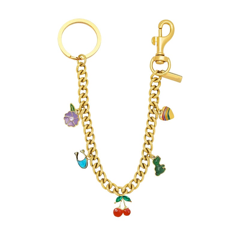LSBDJDL cherry wallet chain Keychains purse extender chain for cute purse charms - Image 1