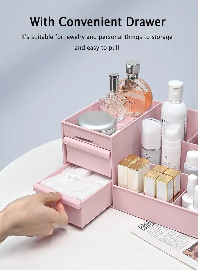 MVM Enterprise Organizer for Vanity, Bathroom Countertop Organizer with Drawers for Cosmetics, Skin Care, Lipstick, Brushes, Lotions, Eyeshadow, Nail Polish and Jewelry. - Image 5