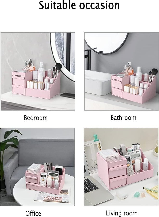 MVM Enterprise Organizer for Vanity, Bathroom Countertop Organizer with Drawers for Cosmetics, Skin Care, Lipstick, Brushes, Lotions, Eyeshadow, Nail Polish and Jewelry. - Image 4