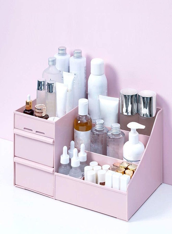 MVM Enterprise Organizer for Vanity, Bathroom Countertop Organizer with Drawers for Cosmetics, Skin Care, Lipstick, Brushes, Lotions, Eyeshadow, Nail Polish and Jewelry. - Image 1