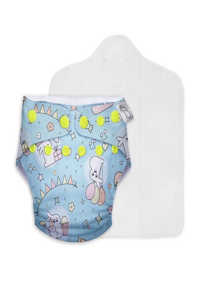 SuperBottoms Cloth Diapers for babies - Cloth Diaper Combo Pack of 2 Freesize UNO- New Version| Reusable Cloth Diapers for babies 3M to 3Y | With 2 organic cotton inserts - Image 3