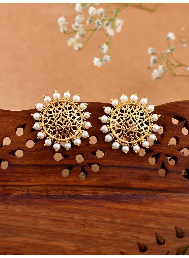 Voylla Nazakat Gul Oversized Stud