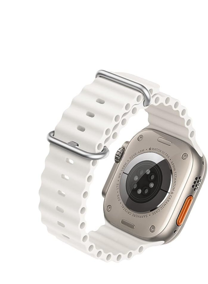 Compatible with Apple Watch Band 38mm 40mm 41mm Women Men, Silicone Wavy Sport Wristbands for iWatch Series 8/7/6/5/4/3/2/1 SE - Image 2