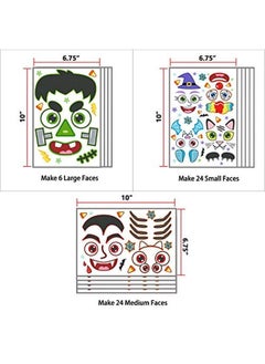 JOYIN Make 54 Faces Pumpkin Decorating Stickers With 24 Sticker Sheets In 12 Designs Halloween Party Supplies Trick Or Treat Party Favors  - Image 5