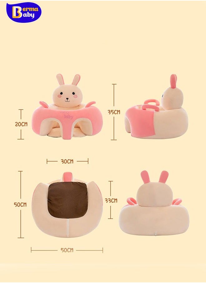 Berma Baby - Baby Support Seat Sofa Cartoon Infant Sofa Cute Learning Sitting Chairs Baby Sit Up Chair Back Head Protector Baby Bouncer Infants Floor Seats (Tiger) - Image 1