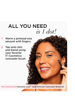 IT COSMETICS IT Cosmetics Bye Bye Under Eye Full Coverage Concealer - for Dark Circles, Fine Lines, Redness & Discoloration - Waterproof - Anti-Aging - Natural Finish – 0.4 fl oz - 20.0 Medium - for neutral undertones  - Image 3
