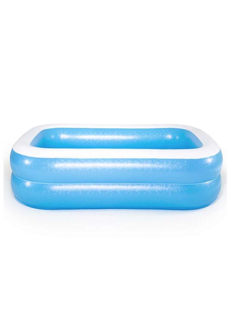 Bestway Blue Rectangular Family Pool 262X175X51Cm -26-54006  - Image 1