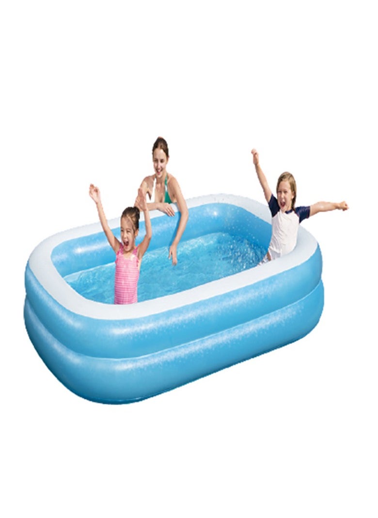 Bestway Blue Rectangular Family Pool 262X175X51Cm -26-54006  - Image 2