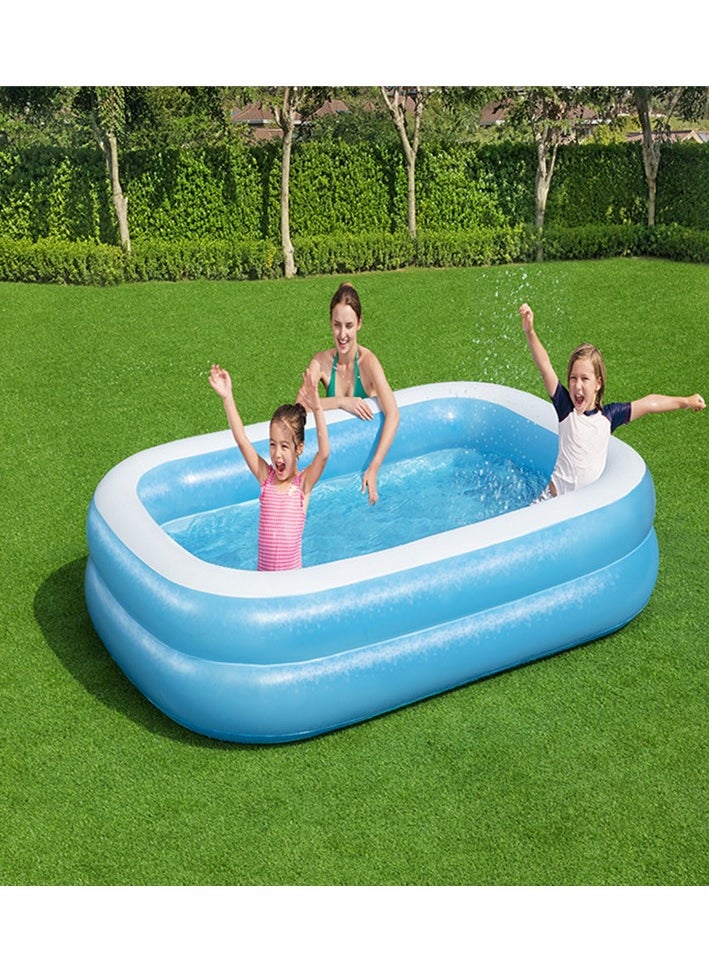 Bestway Blue Rectangular Family Pool 262X175X51Cm -26-54006  - Image 3