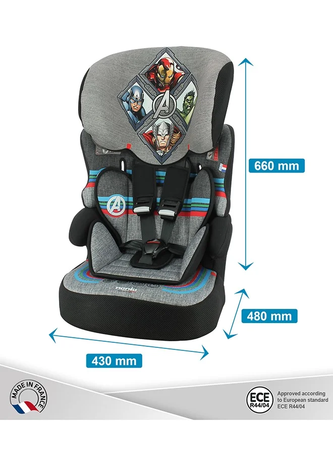 نانيا Beline Avengers Baby Car Seat, Group 1,2,3 (9-36Kg)