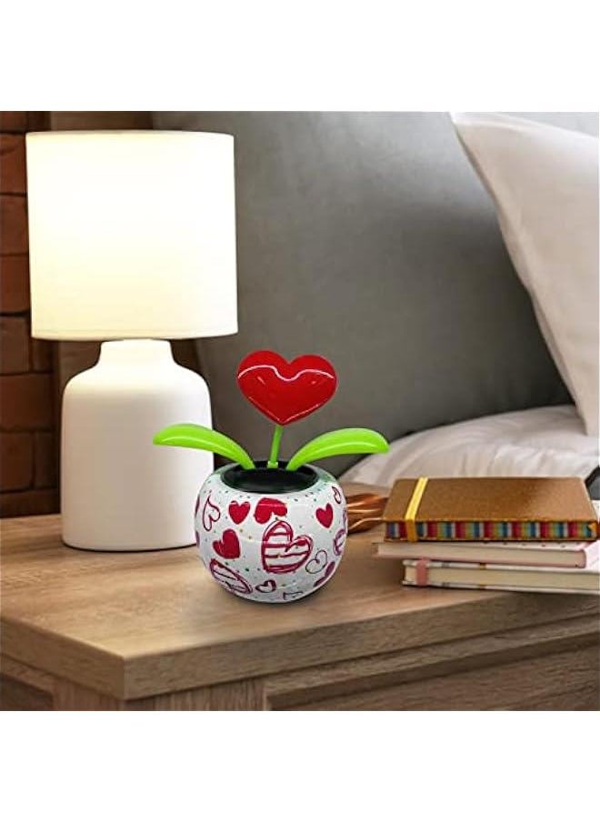 Solar Dance Flower,Innovative Solar Flower Exquisite Design Dancing Decoration Toys,Solar Powered Dancing Flowers Shaking Head Car Ornaments for Car Decor 's Day  - Image 5
