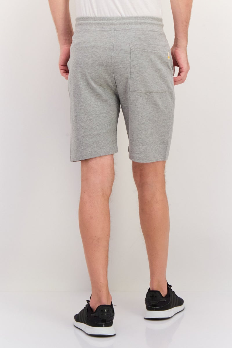 Gazzarrini Men Printed Side Pocket Bermuda Shorts, Heather  Grey - Image 4