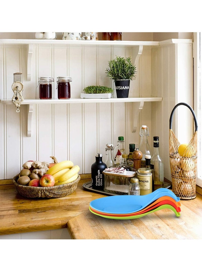 Oasisgalore Kitchen Silicone Spoon Rest Ladle Spoon Holder for Stove Top Brush Fork  - Image 4