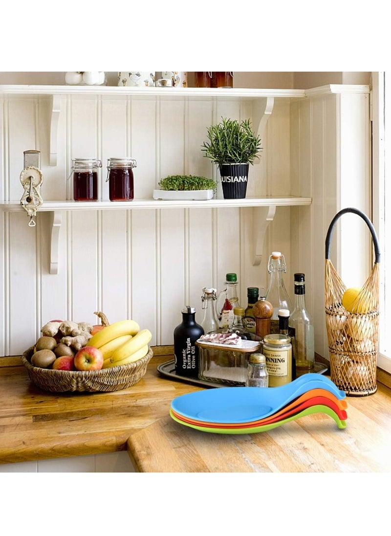 Oasisgalore Kitchen Silicone Spoon Rest Ladle Spoon Holder for Stove Top Brush Fork  - Image 5