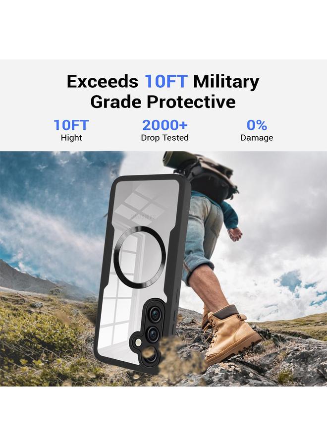 S-TOP Case For Samsung Galaxy S21 FE 5G CD Texture MagSafe Phone Case - Image 3