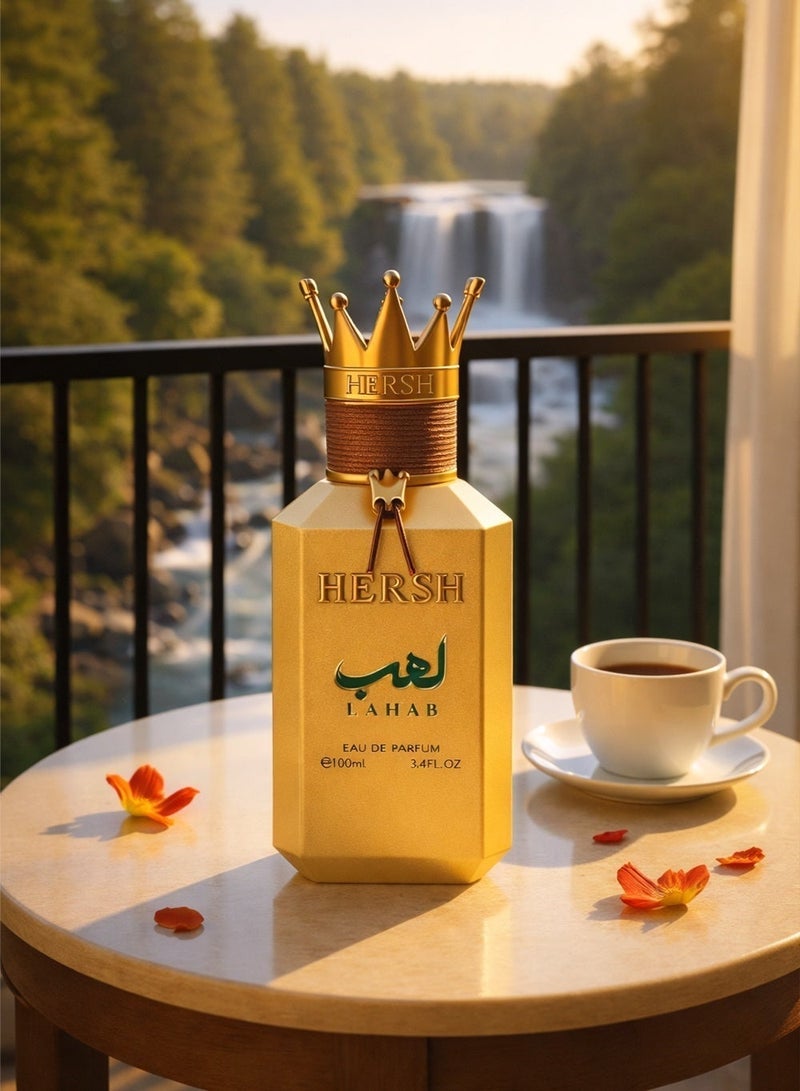 العز للعود عطر الحرش لهب طويل الثبات 100 مل من العز عود | عطر فاخر للجنسين Eau de Parfum بنفحات الباتشولي الحلوة والجريب فروت | عطر عربي عصري للاستخدام اليومي - Image 5