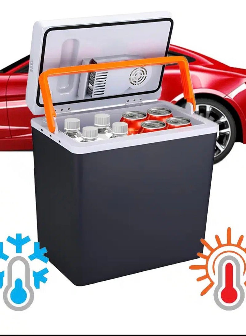 2-in-1 20 Liter Car Electric Refrigerator Cooler (Both Warm & Cold), 12V Portable Electric Cooler for Camping, Road Trip and Picnic  - Image 1