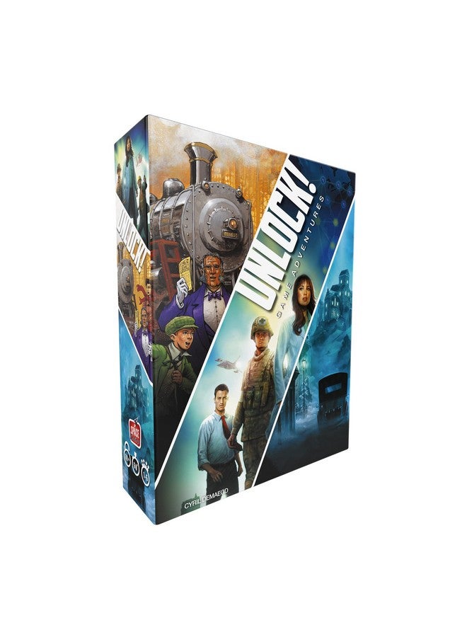 Space Cowboys UNLOCK! Game Adventures Card Game - Escape Room-Inspired Cooperative Adventure, Fun Family Game for Kids and Adults, Ages 10+, 1-6 Players, 1 Hour Playtime, Made by Space Cowboys - Image 1