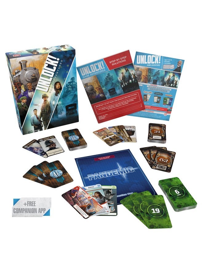 Space Cowboys UNLOCK! Game Adventures Card Game - Escape Room-Inspired Cooperative Adventure, Fun Family Game for Kids and Adults, Ages 10+, 1-6 Players, 1 Hour Playtime, Made by Space Cowboys - Image 2