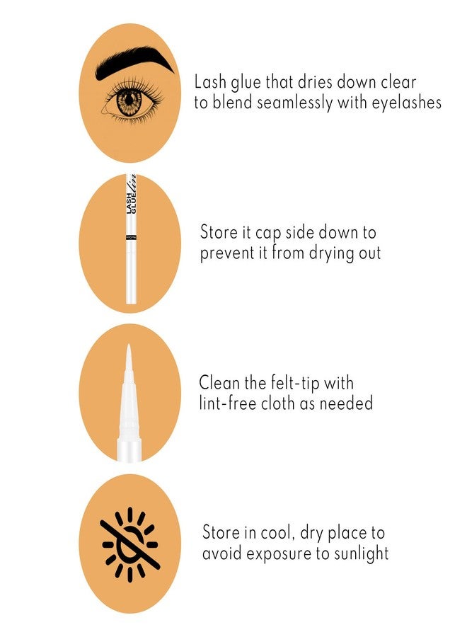 THR3E STROKES Lashglue Liner - White Transparent (0.7ml) - Image 5