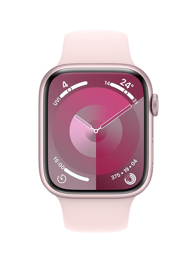 Apple Renewed - Series 9 GPS 45mm Aluminium Case With Sport Band Pink - Image 2