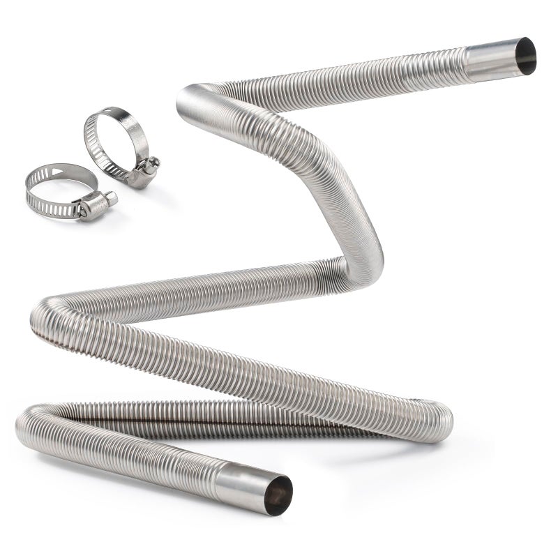 HZJD Stainless Steel Exhaust Pipe 2.5CM/1in for Diesel Parking heaters(300cm) - Image 1