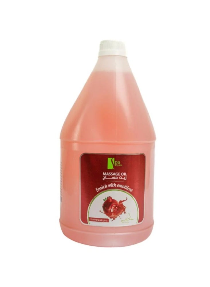 Spa System Pomegranate Massage Oil  Gallon - Image 1