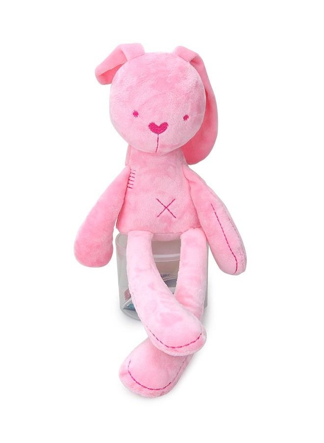 bbsky - Soft Long Ears Pink Bunny Cute Soft Doll Toy For Kids Durable And Sturdy Lightweight - Image 1