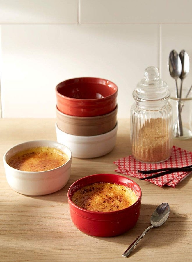 Emile Henry 5" x 1.5" Creme Brulee Dishes (Set of 2) | Burgundy - Image 2