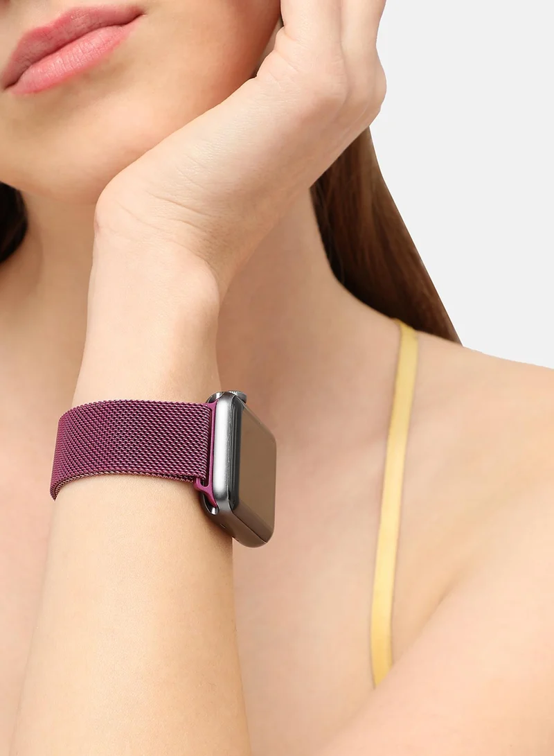 Haute Sauce Solid Stainless Steel Apple Watch Strap For Women | 42mm/44mm/45mm