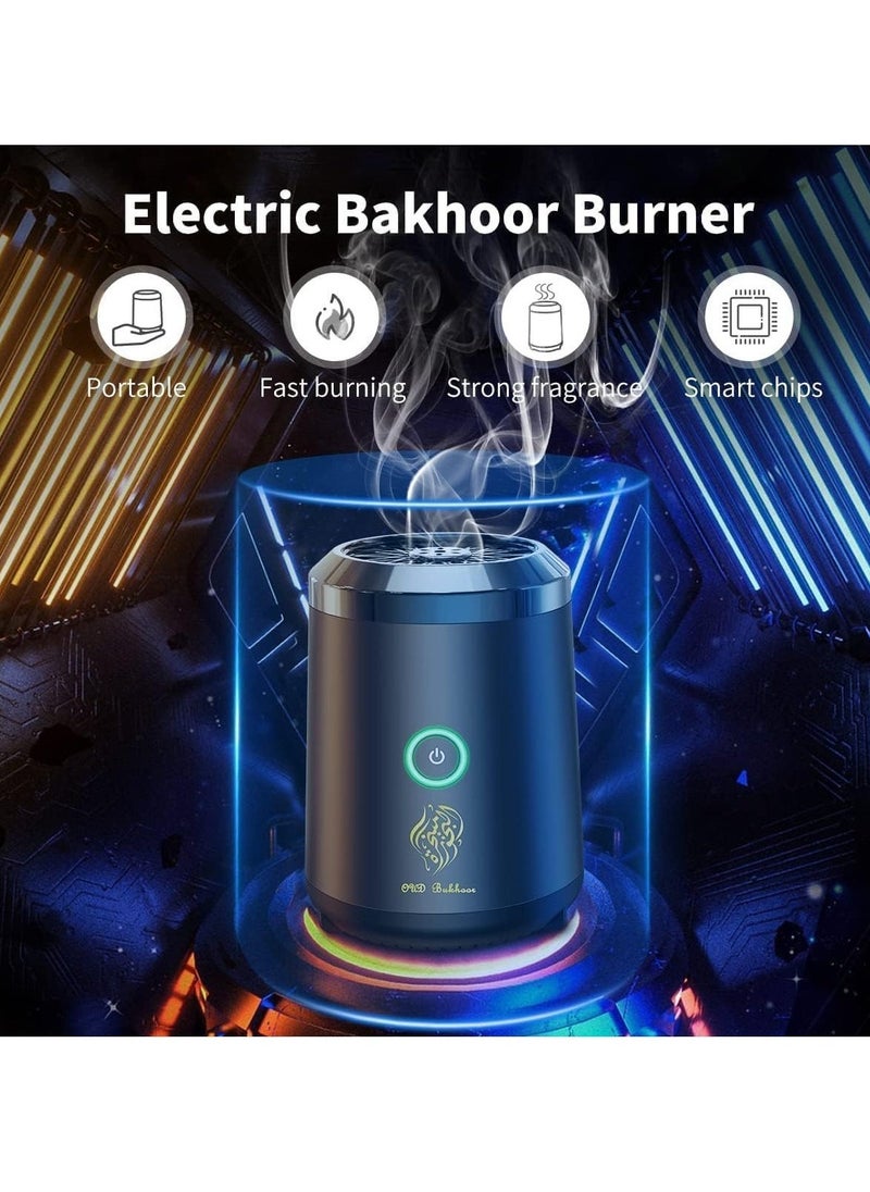 ELTRAZONE موقد بخور محمول صغير – معطر هواء قابل لإعادة الشحن عبر USB للمنزل والسيارة - Image 2