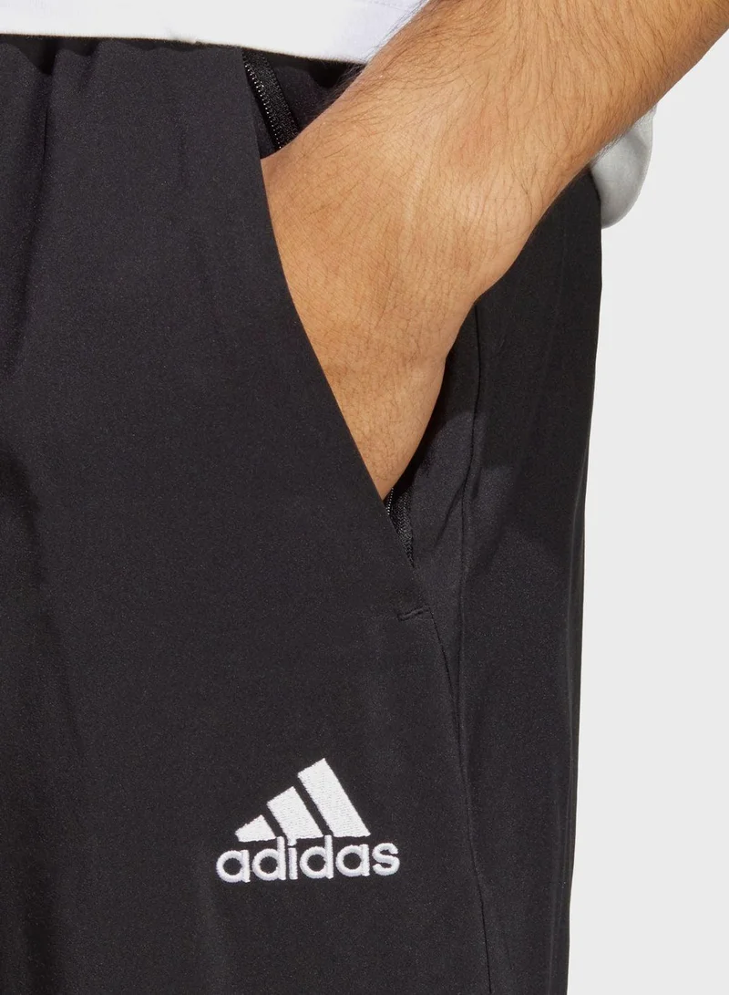 adidas بنطلون تدريب ستانفورد أسود مقاس